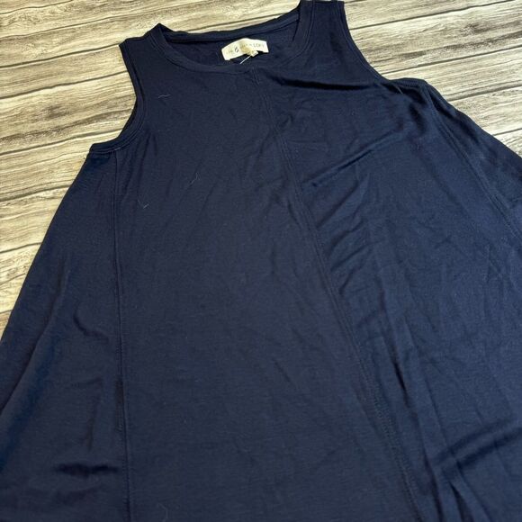 Lou & Grey for LOFT Women’s Dark Navy Swing Shift Mini Dress XS NWT - Picture 6 of 11
